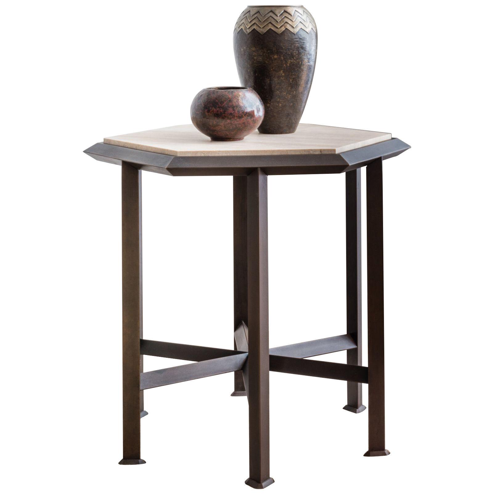 Small Pedestal Table "Orion" by Nicolas Aubagnac, 2020. Limited Edition