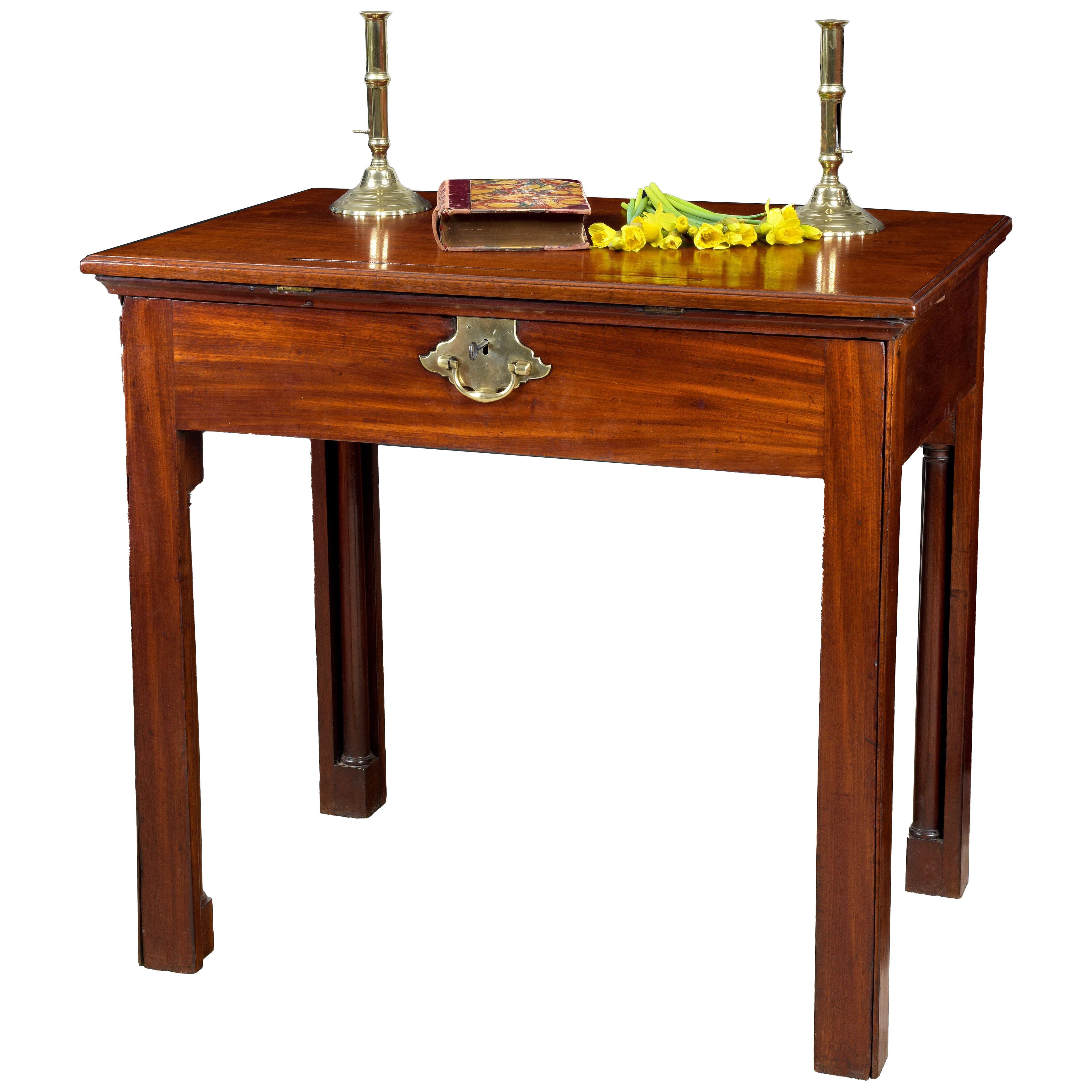 Chippendale Period Mahogany Architect's Table