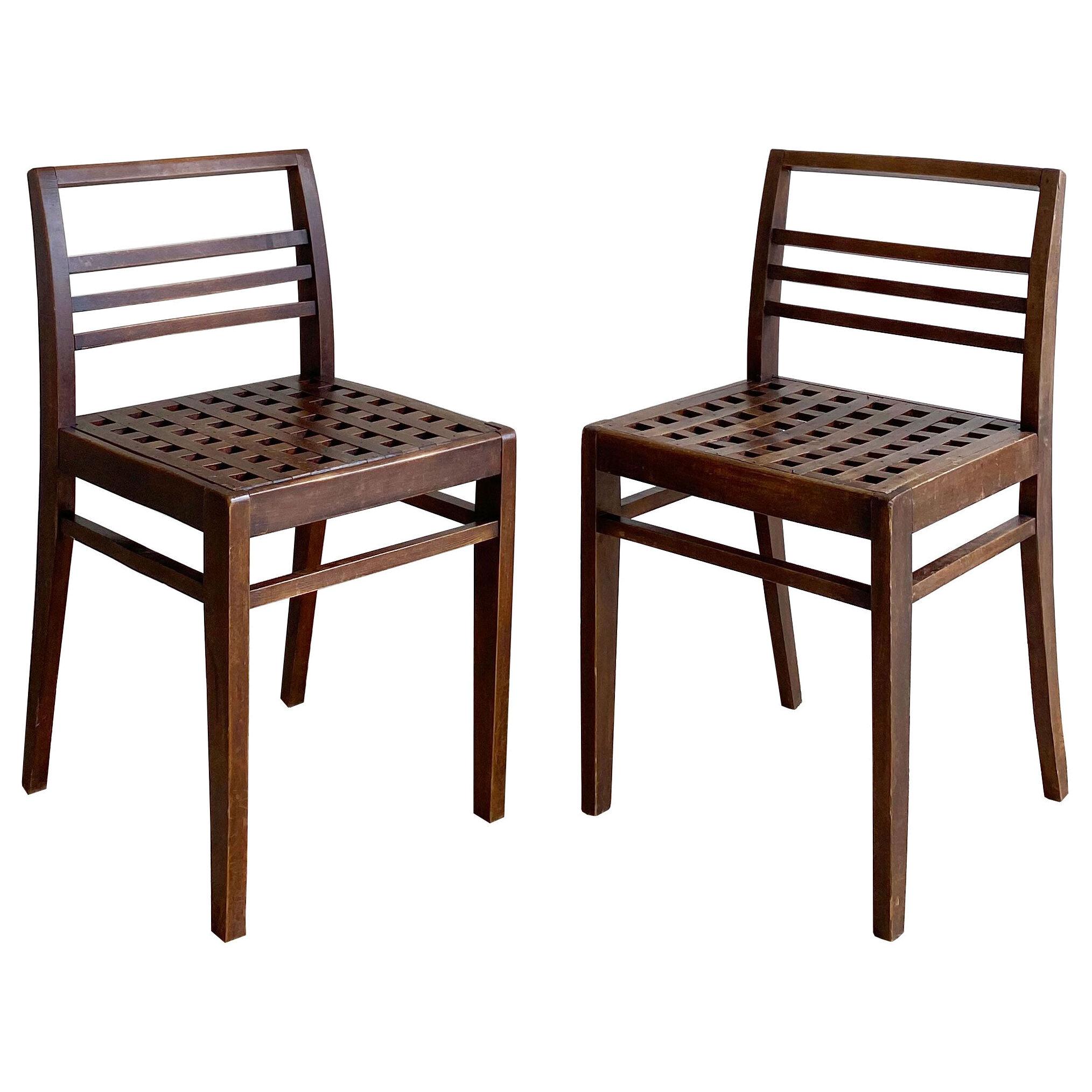 Pair of René Gabriel Chairs