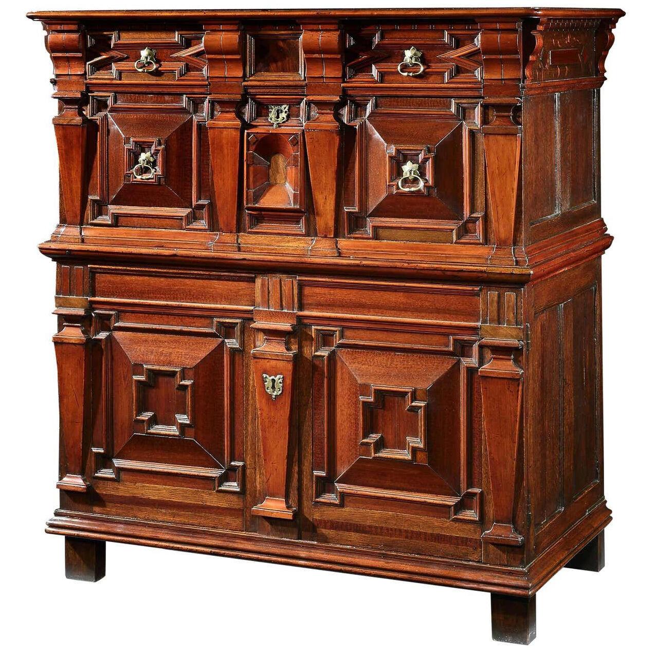 Chest of Drawers Chest Commode Architectural Facade Enclosed Renaissance Cedar